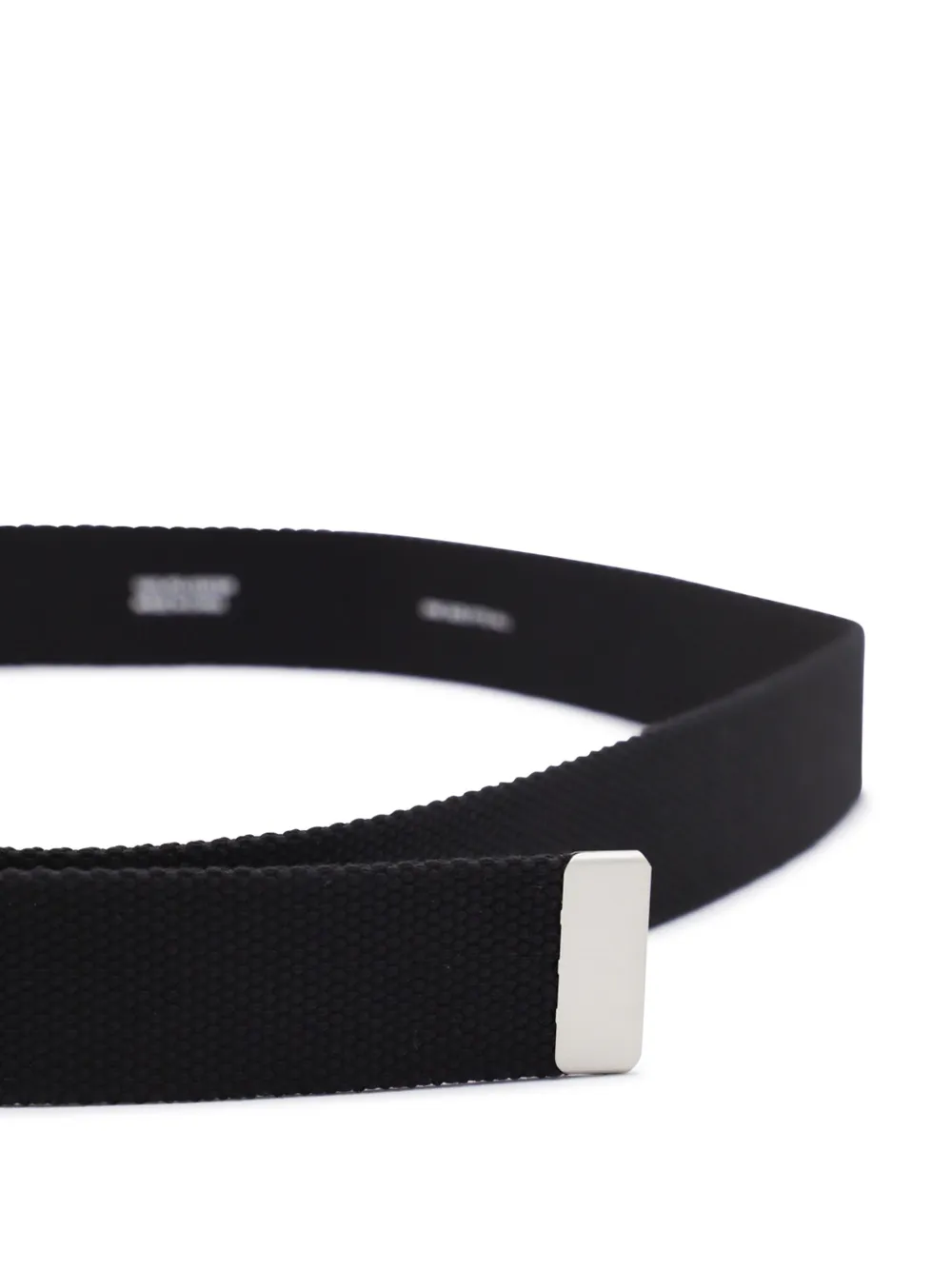Carhartt Logo-plaque Belt In Black