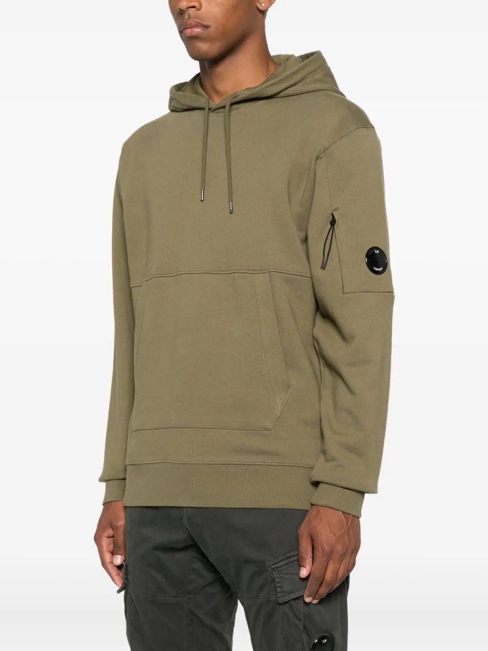 C.P. Company pocket-detail hoodie Groen
