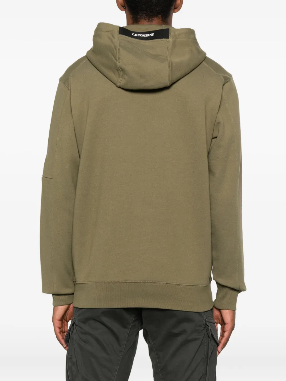 C.P. Company pocket-detail hoodie Groen