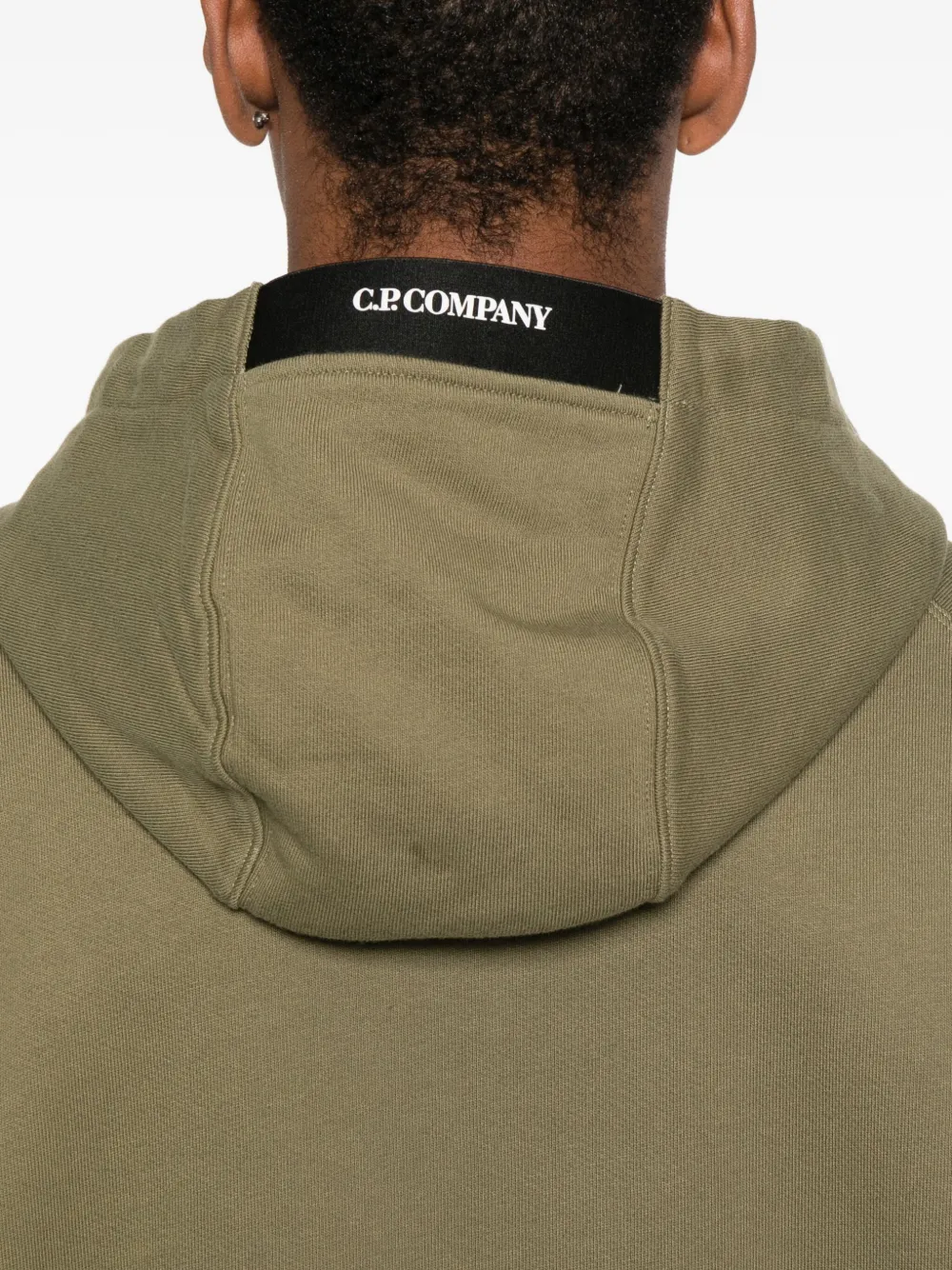 C.P. Company pocket-detail hoodie Groen