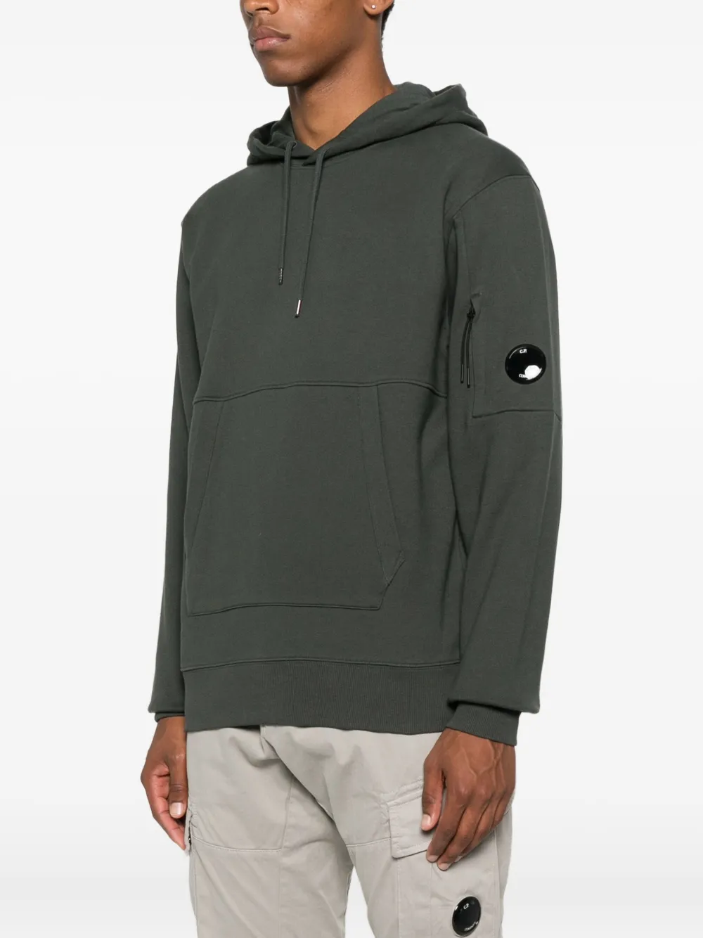 C.P. Company pocket-detail hoodie Groen