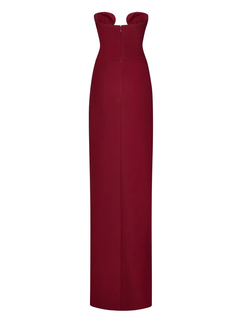 cut-out side-slit maxi dress