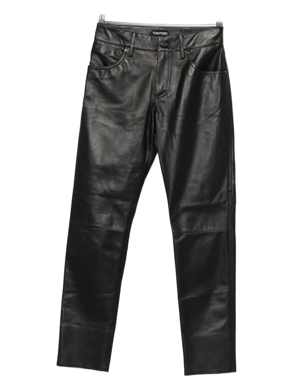 TOM FORD leather trousers - Nero