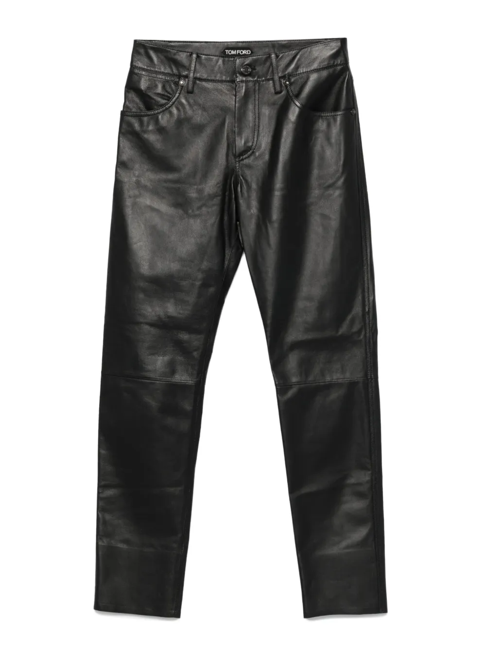 TOM FORD leather trousers Zwart