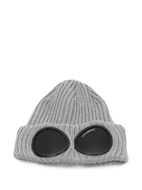 C.P. Company gorro de lana con detalle de lentes Goggles