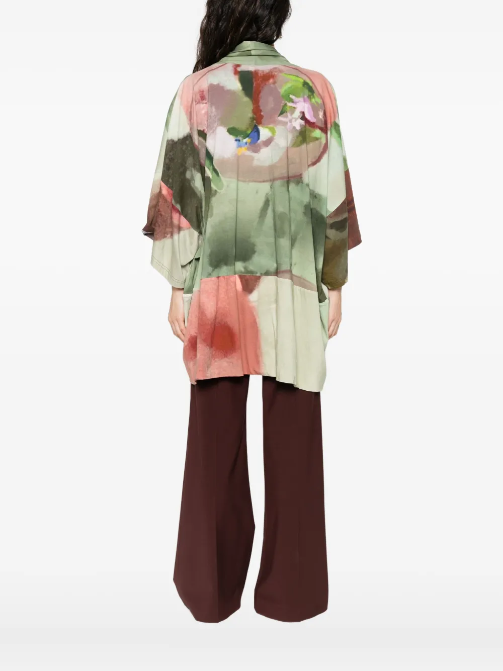YAVI Jack met grafische print Groen