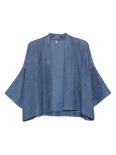 YAVI textured silk jacket