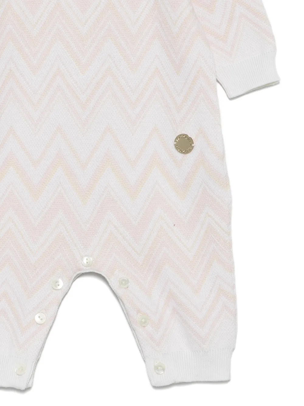 Missoni Kids Twee rompers met chevron patroon Roze