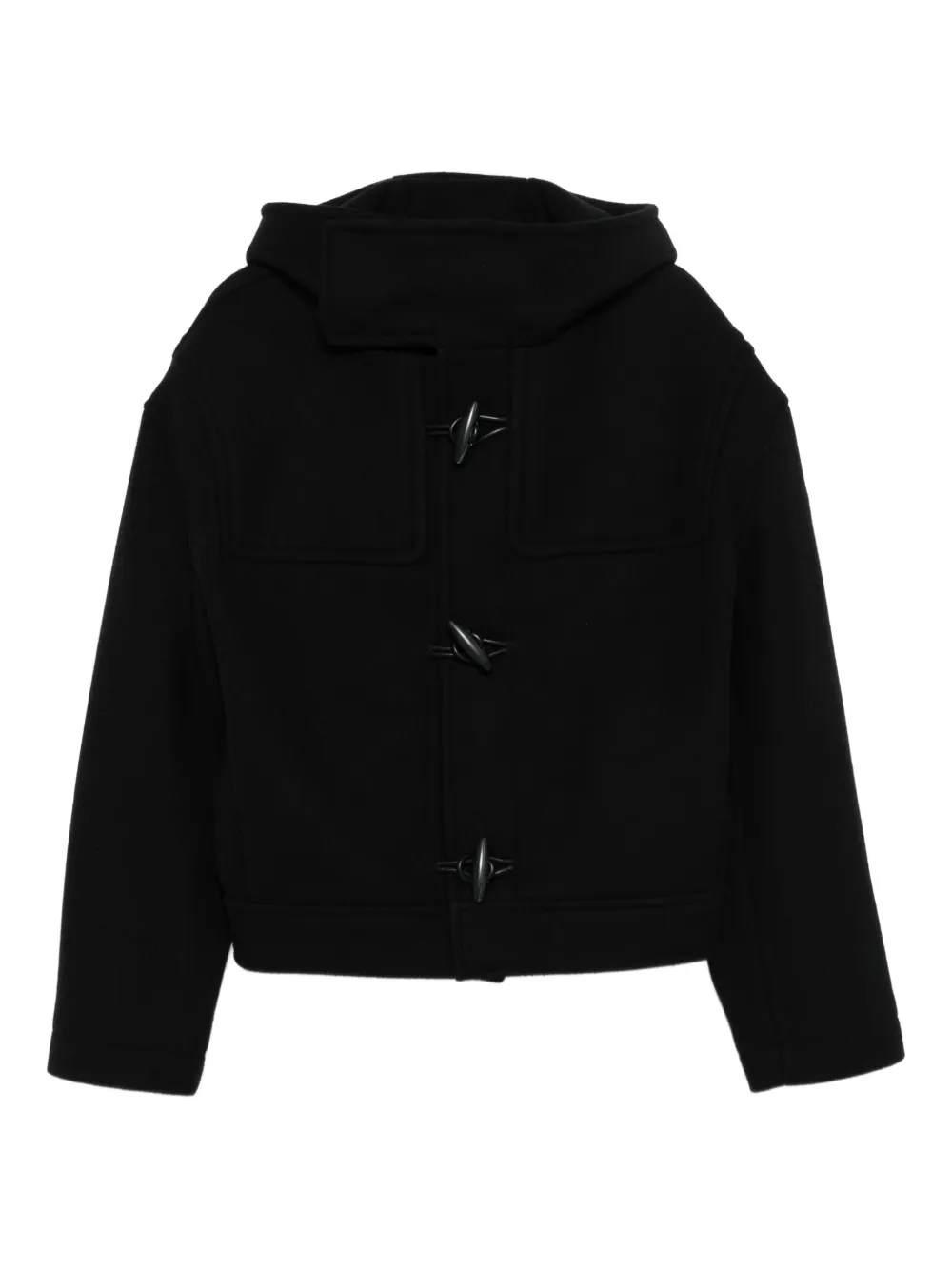 Jacquemus hooded toggle jacket | Black | Image 1