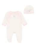 ETRO KIDS zebra-print button-fastening babygrow set (set-of-two) - Pink