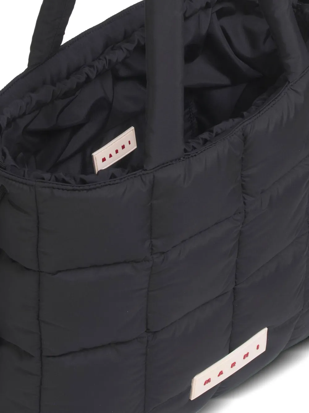 Marni Gewatteerde shopper Zwart
