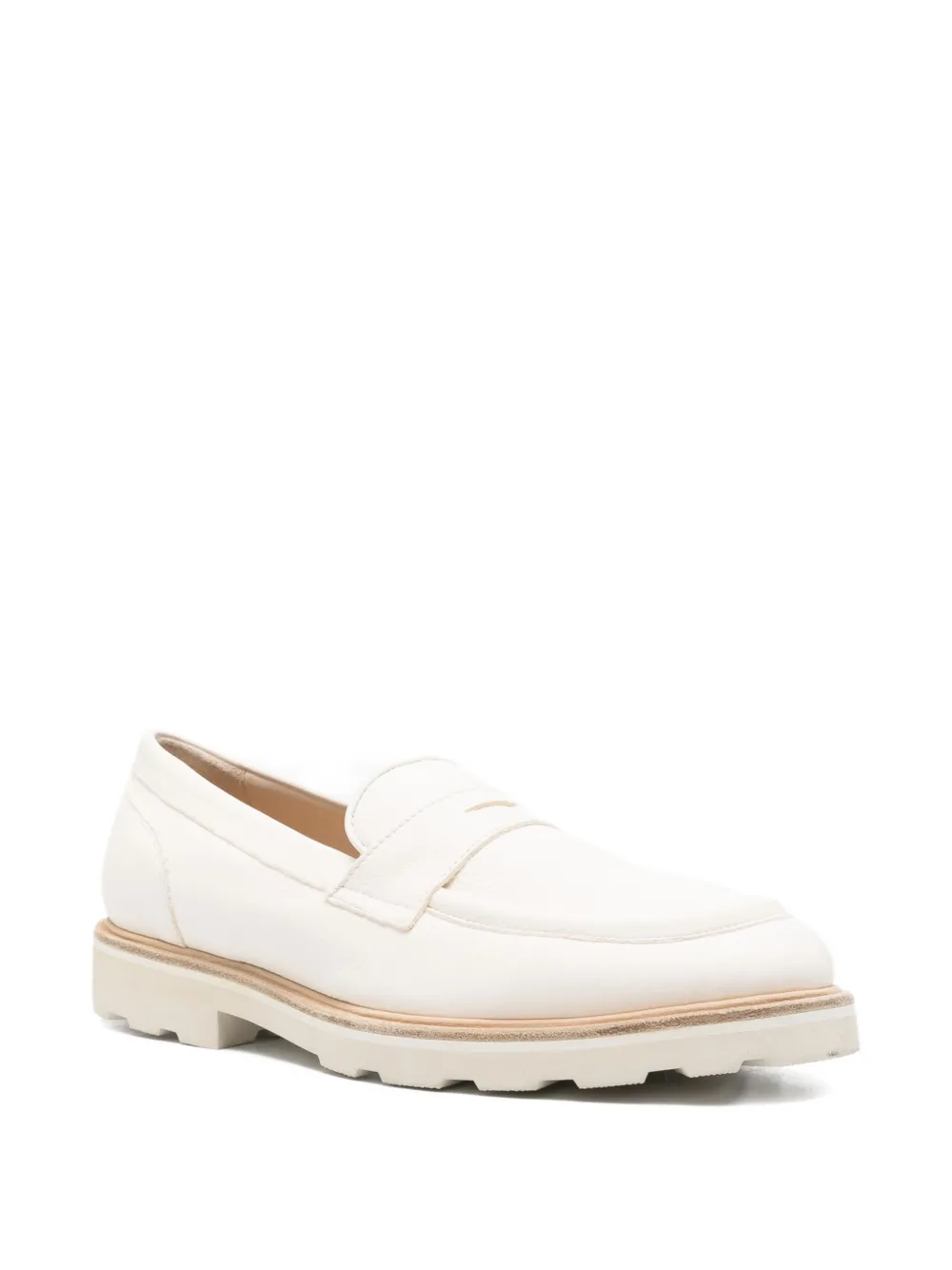 sturlini firenze penny-slot leather loafers | Image 2