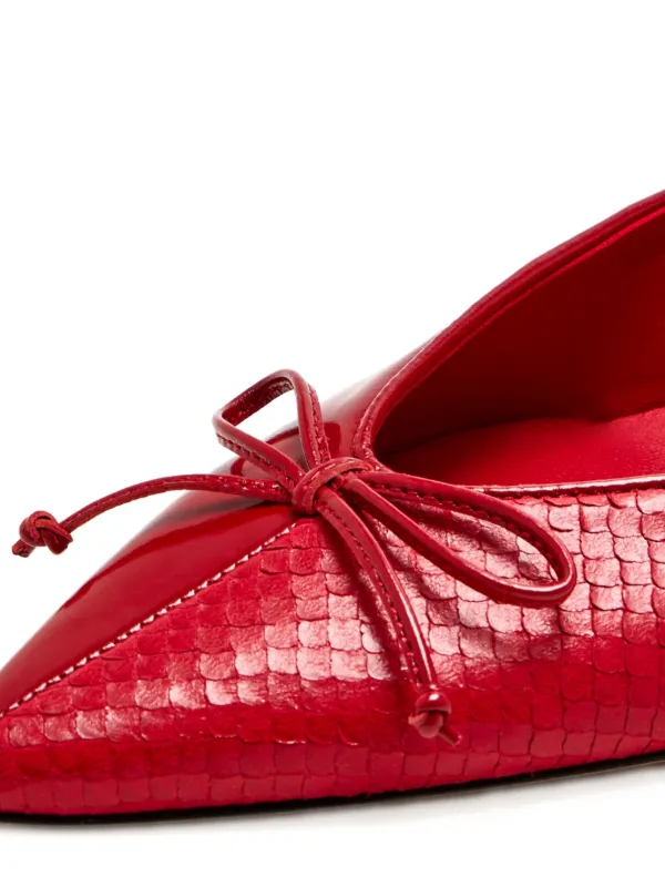 Jacquemus 45mm Leather Pumps | Red | FARFETCH HK