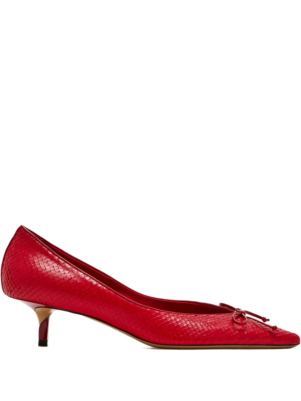 Jacquemus 45mm leather pumps | Red | Image 1