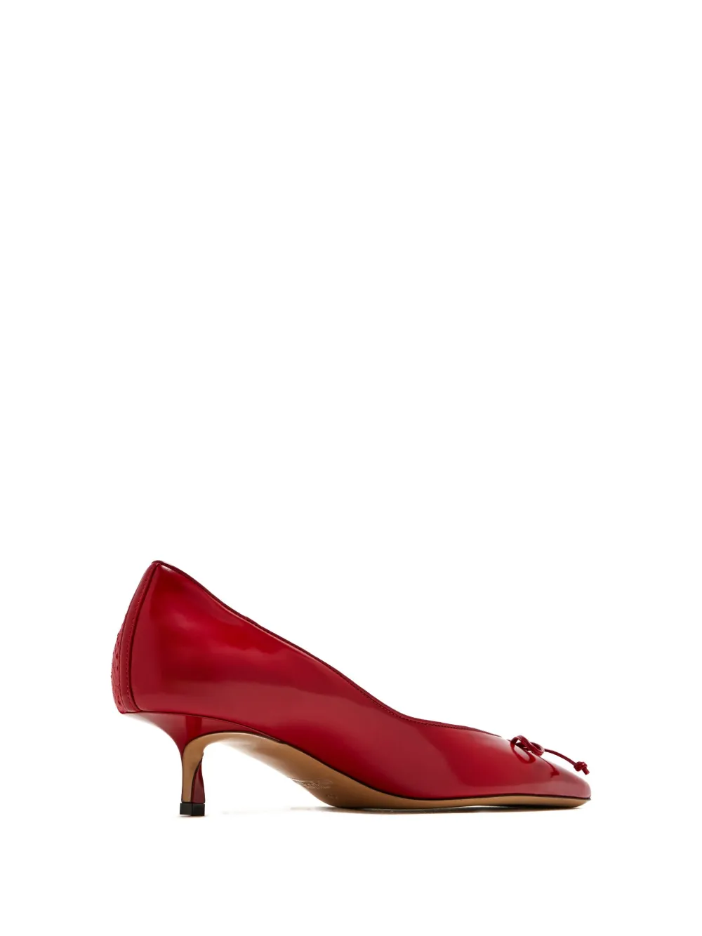 Jacquemus Leren pumps Rood