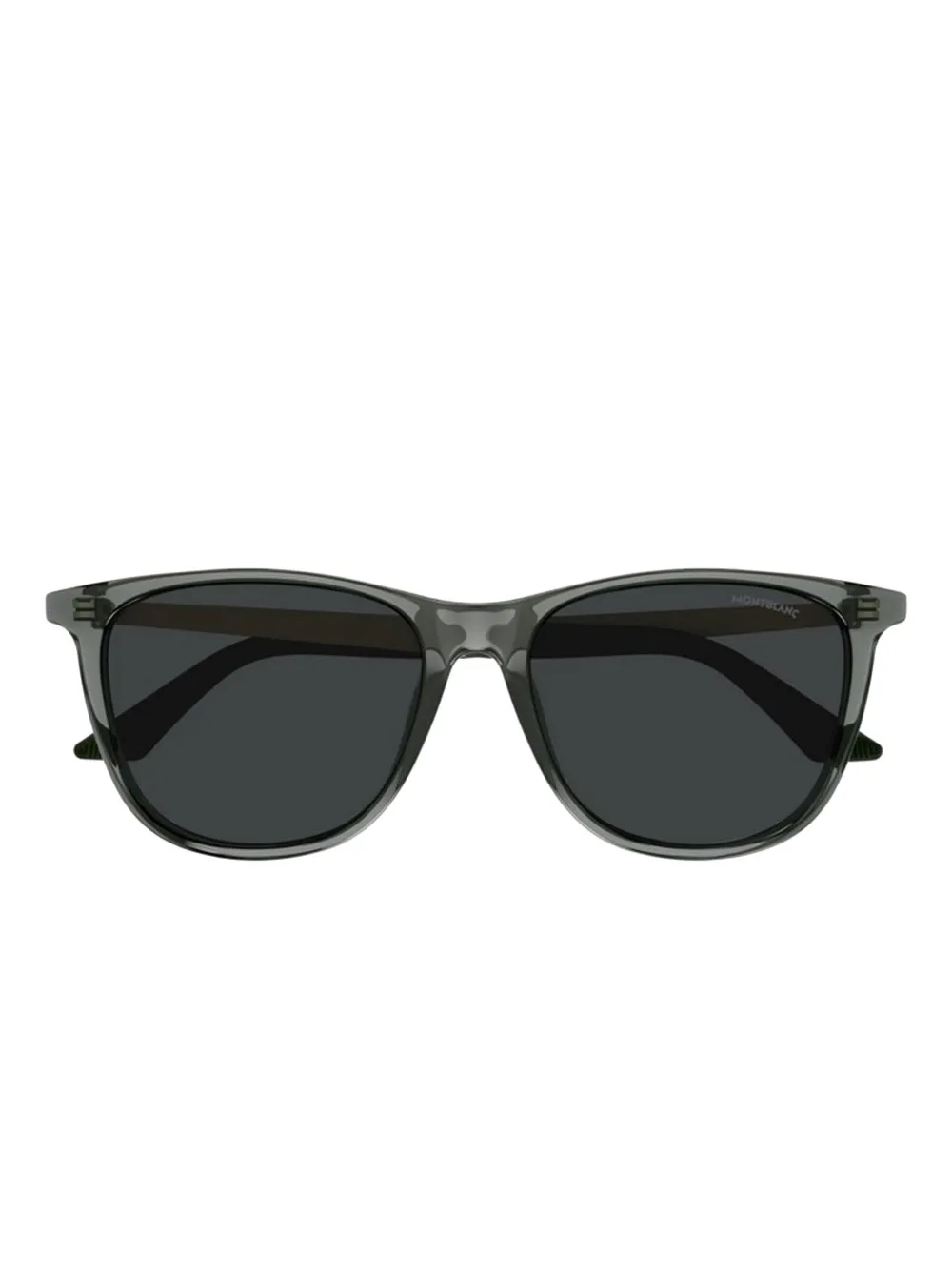 Montblanc MB0330S rectangle-frame sunglasses - Grigio