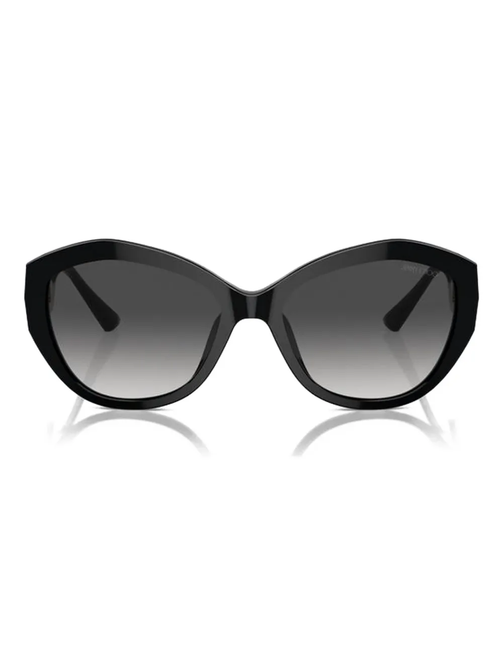 Jimmy Choo Eyewear geometric-frame sunglasses Zwart