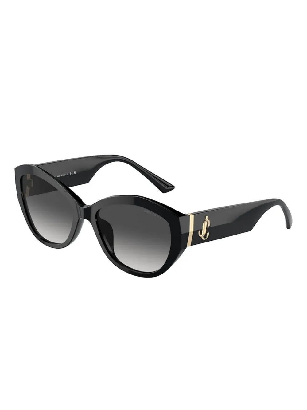Jimmy Choo Eyewear geometric-frame sunglasses Zwart