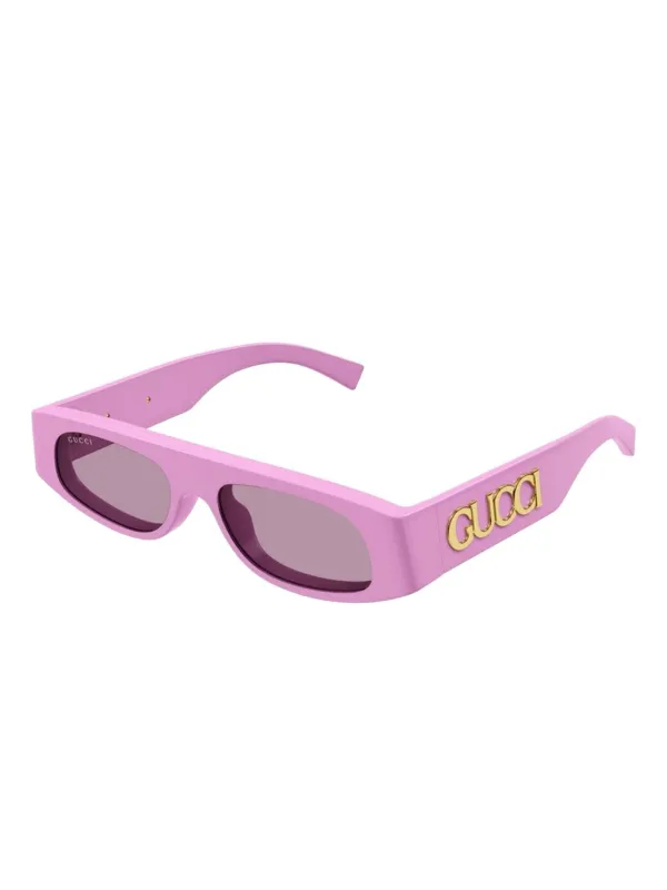 Gucci Eyewear スクエアフレーム サングラス | ピンク | FARFETCH JP