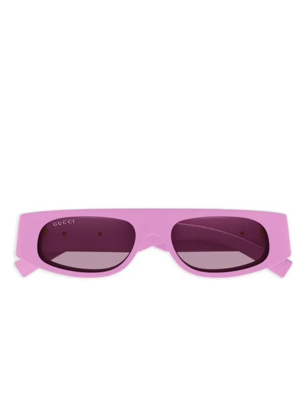 GUCCI サングラス ピンク スクエア Gucci Eyewear スクエアフレーム サングラス | ピンク | FARFETCH JP