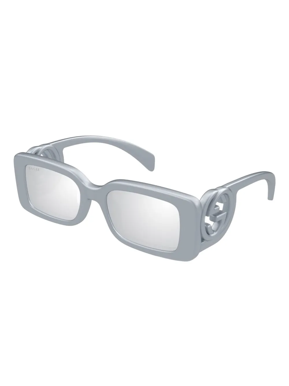 Gucci Eyewear GG-logo rectangle-frame sunglasses Grijs