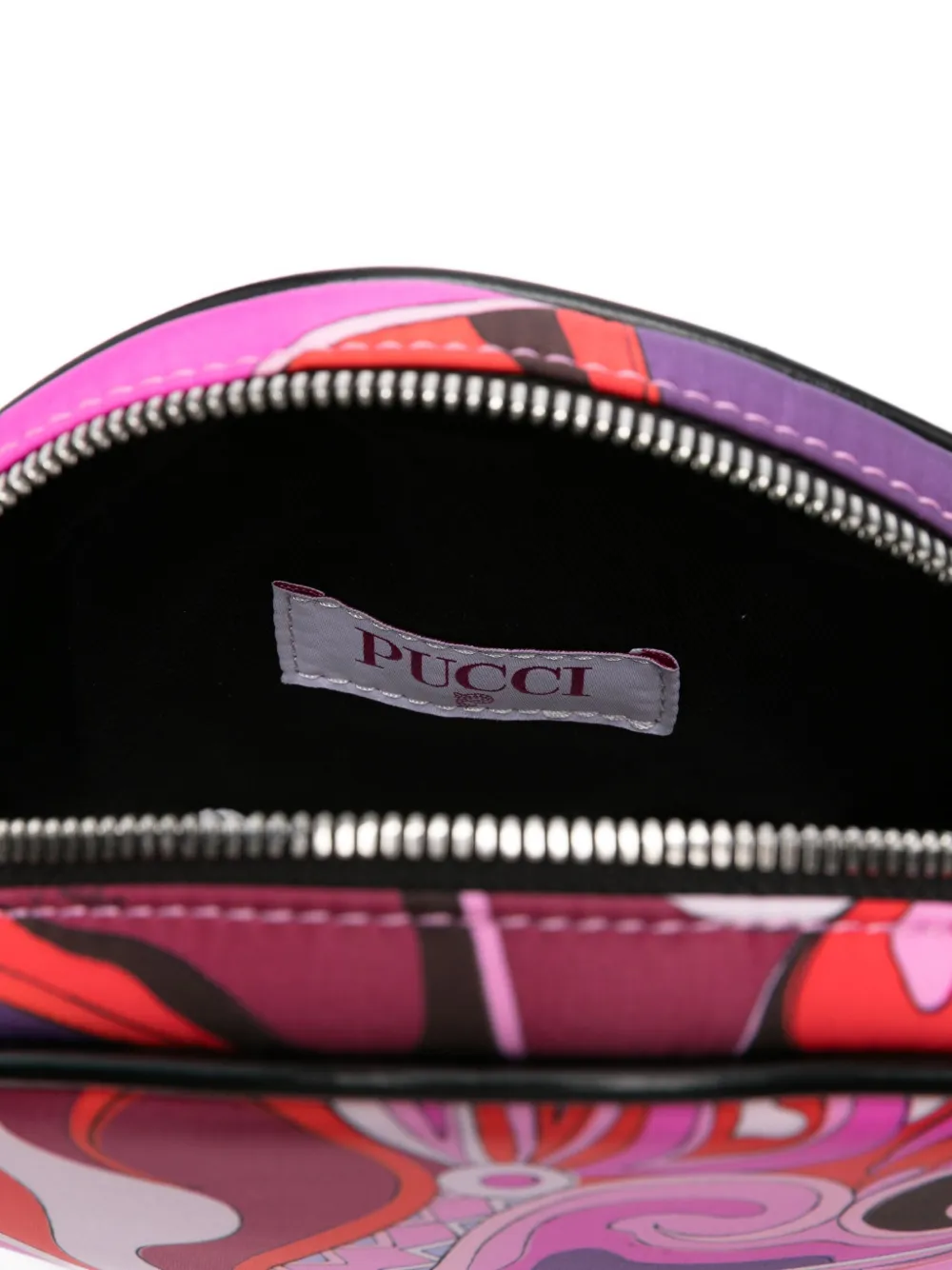 PUCCI Junior abstract-pattern shoulder bag Roze