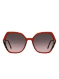 Carolina Herrera HER0185 geometric-frame sunglasses - Red