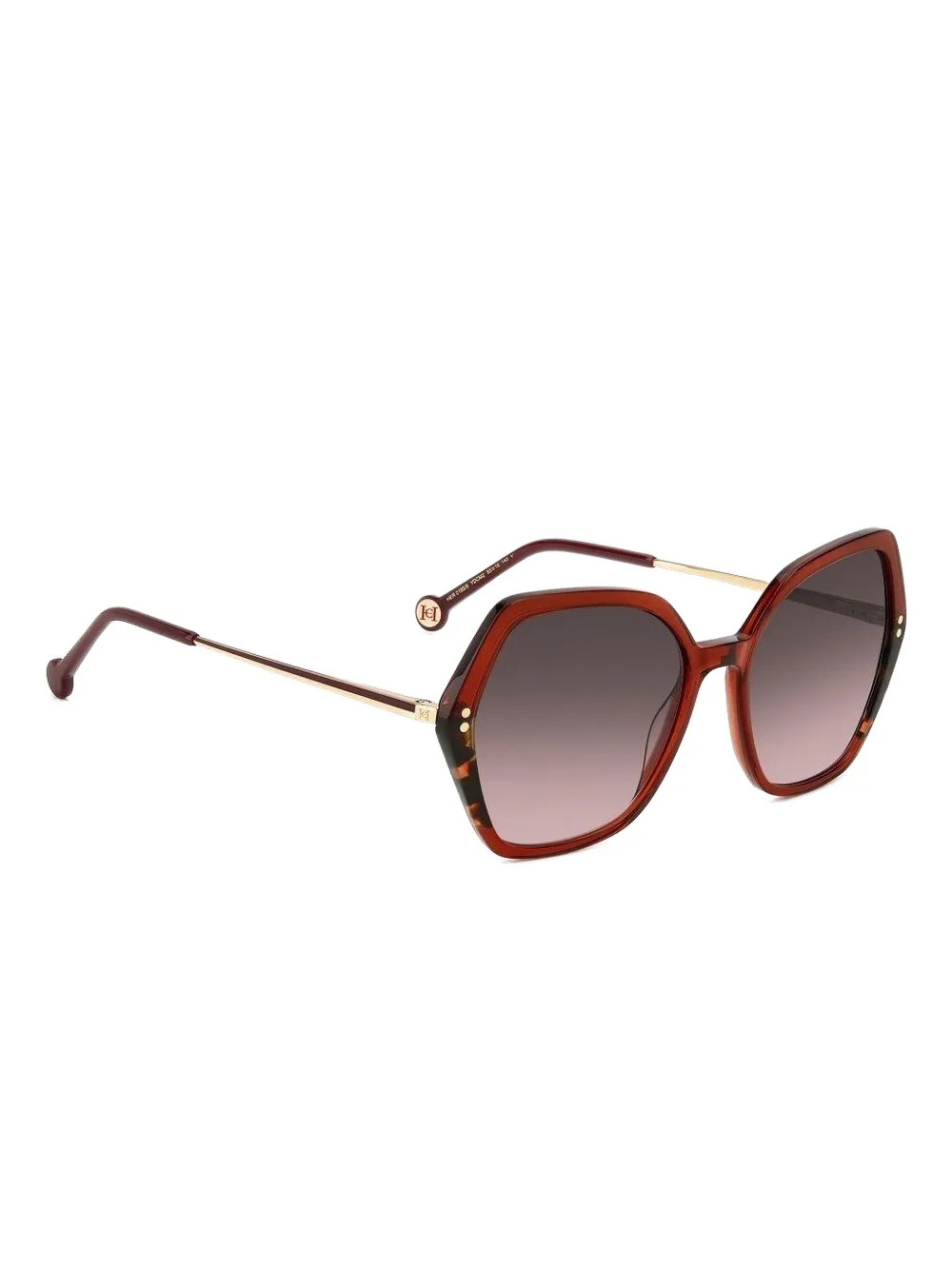 Carolina Herrera HER0185 geometric-frame sunglasses - Rood