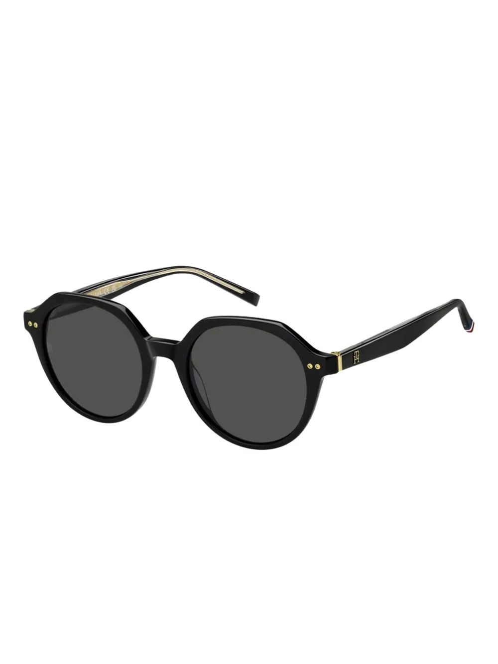 Tommy Hilfiger round-frame sunglasses Zwart