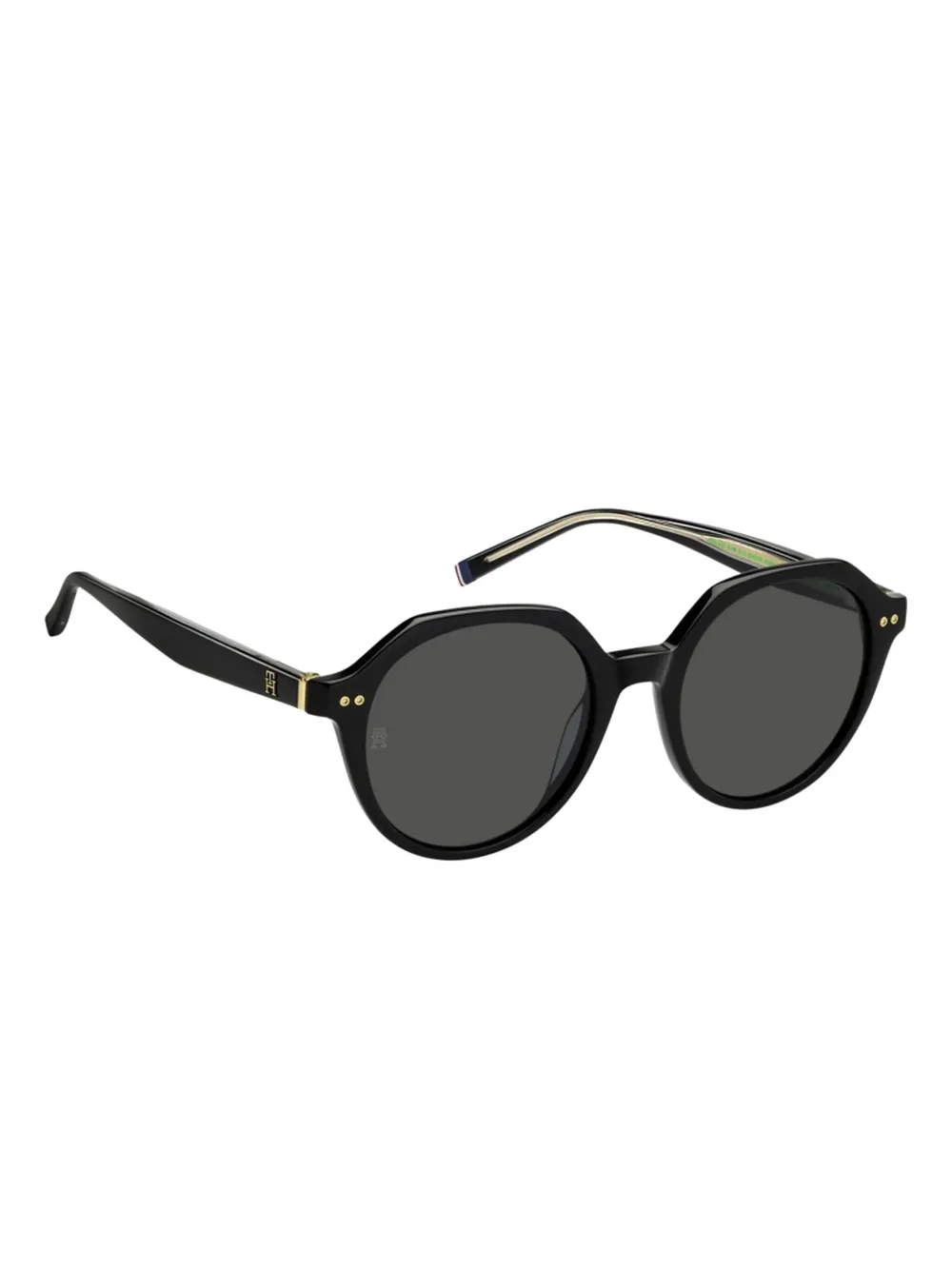 Tommy Hilfiger round-frame sunglasses Zwart