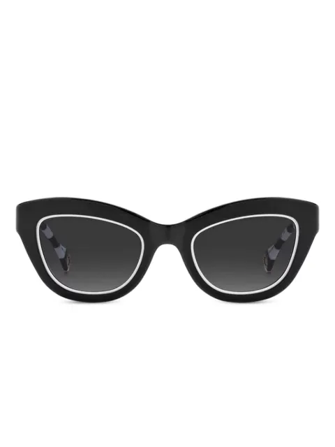 Carolina Herrera striped cat-eye sunglasses