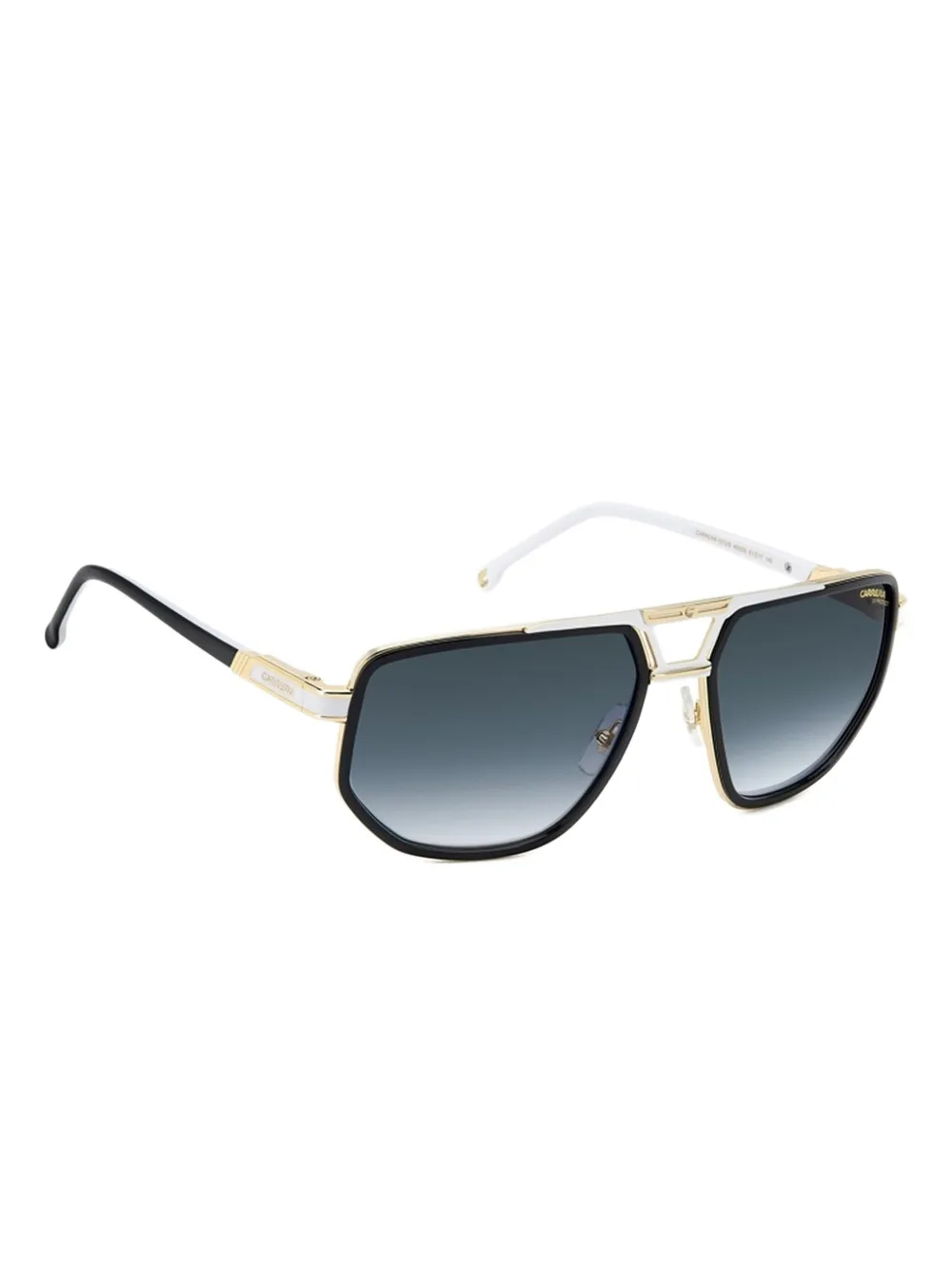 Carrera geometric-frame sunglasses Zwart