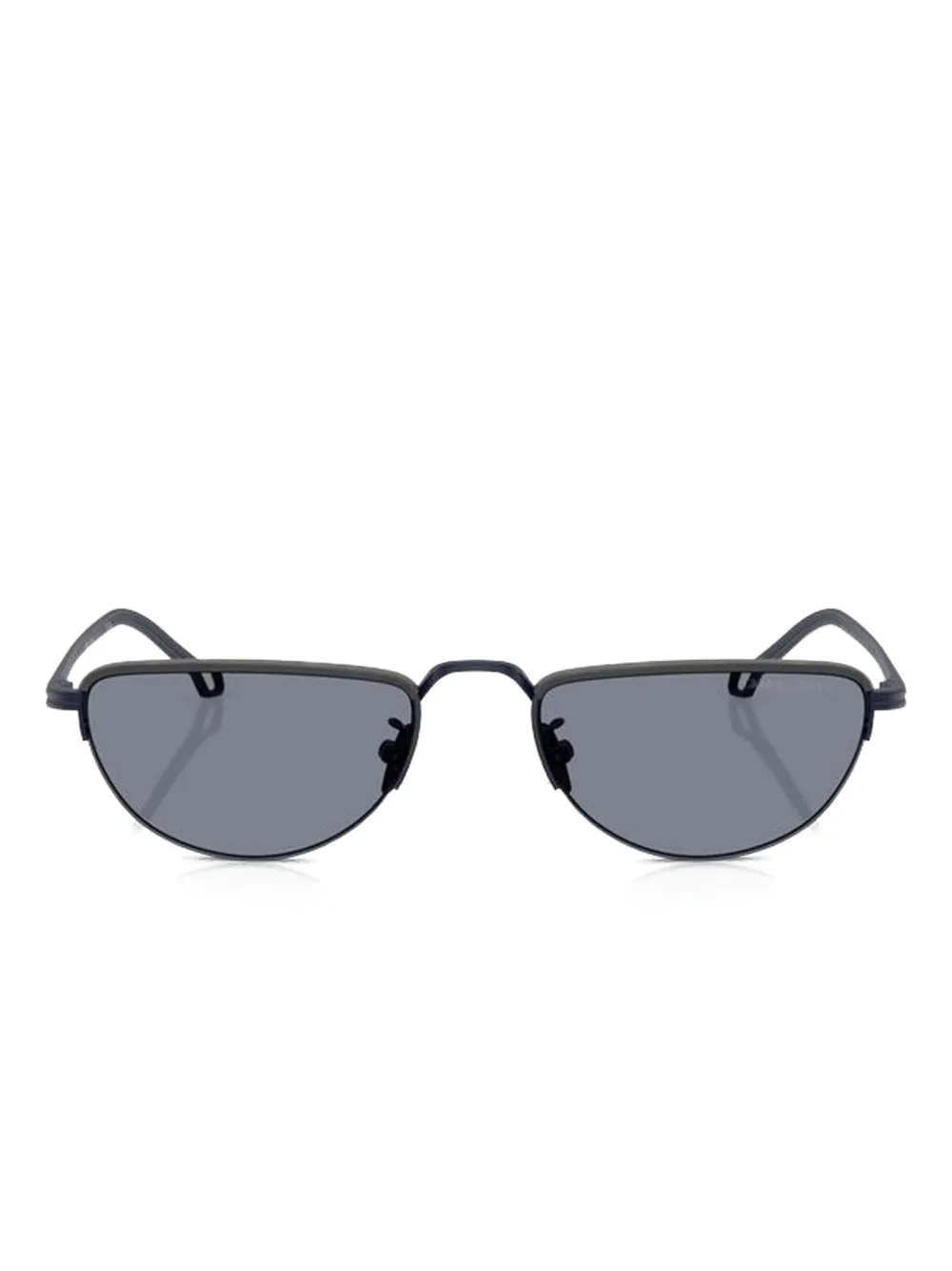 Giorgio Armani oval-frame sunglasses Blauw
