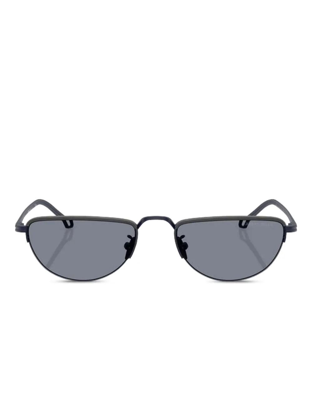 Giorgio Armani oval-frame sunglasses Blauw