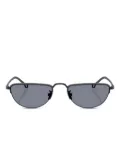 Giorgio Armani oval-frame sunglasses - Blue