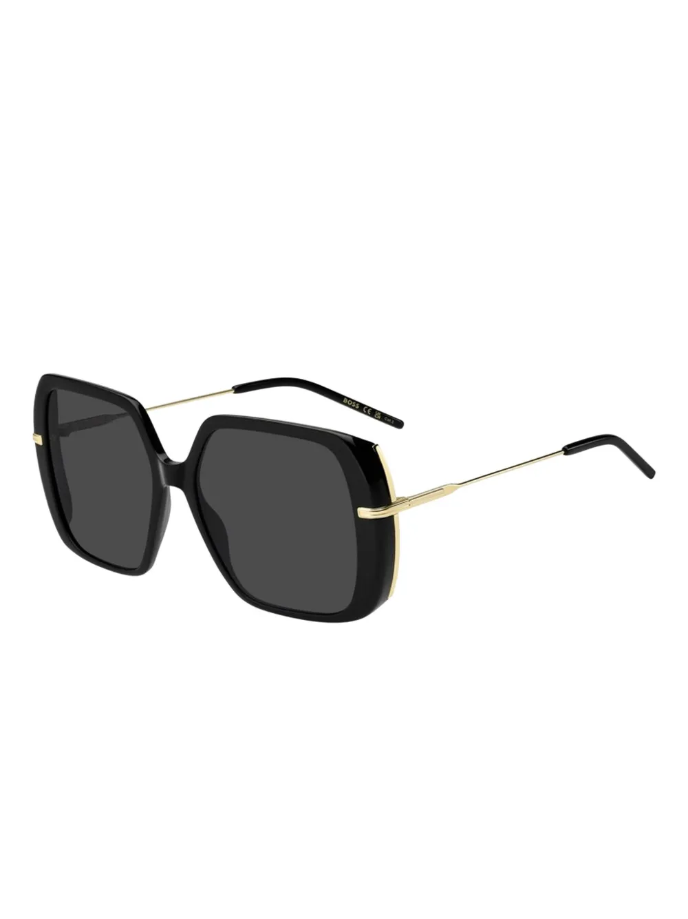 BOSS square-frame sunglasses Zwart