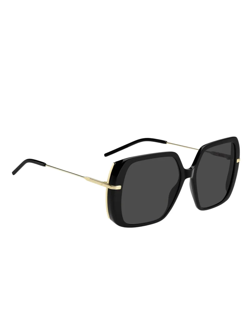 BOSS square-frame sunglasses Zwart