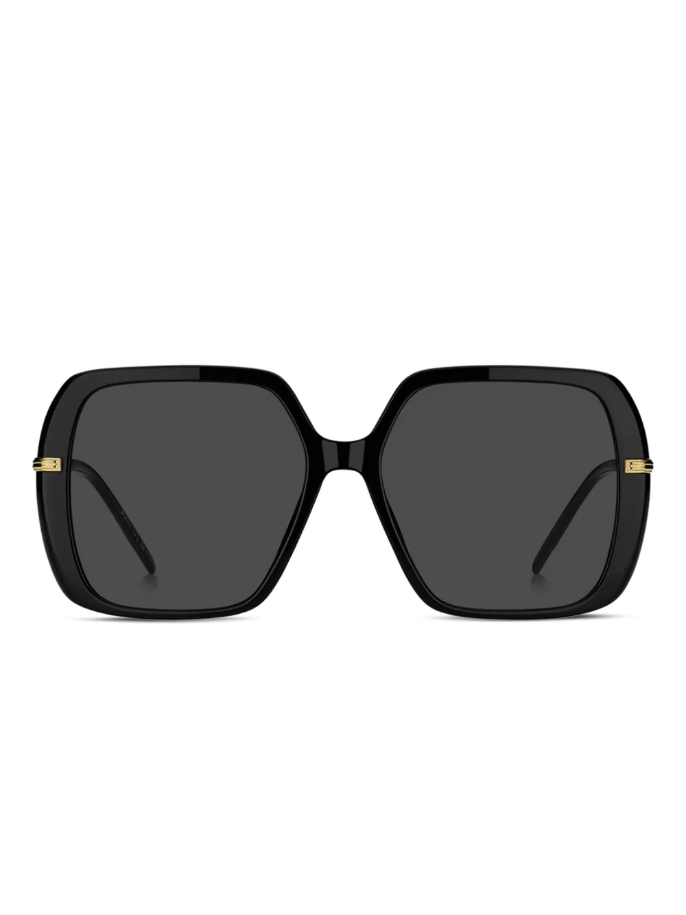 BOSS square-frame sunglasses Zwart