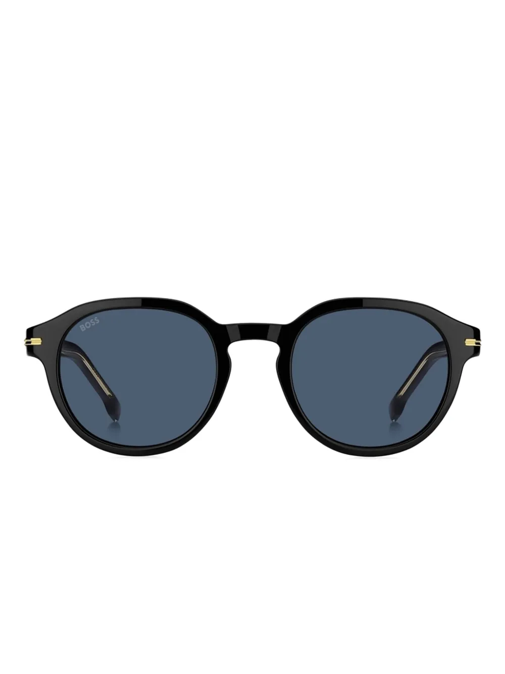 BOSS round-frame sunglasses Zwart