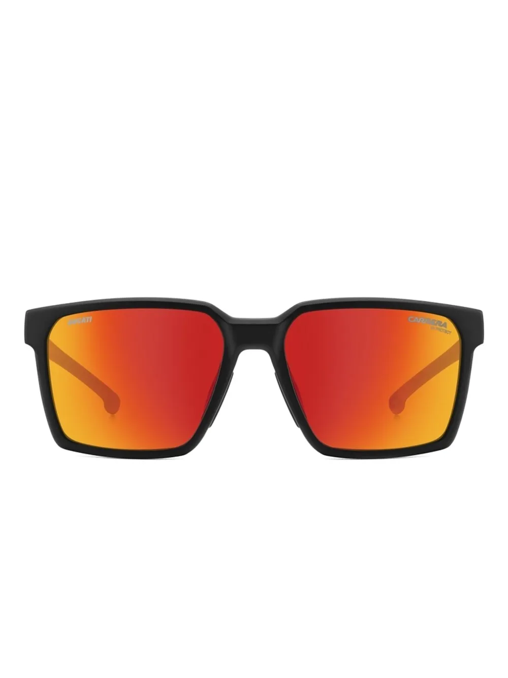 Carrera x Ducati square-frame sunglases Zwart