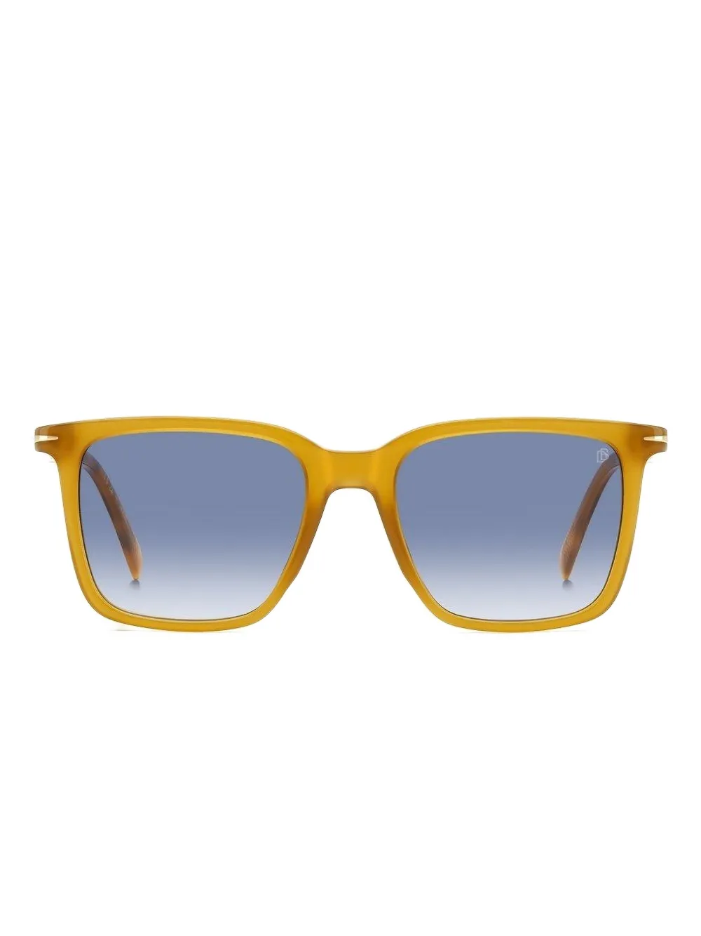 DAVID BECKHAM EYEWEAR square-frame sunglasses - イエロー DAVID BECKHAM EYEWEAR square-frame sunglasses - イエロー