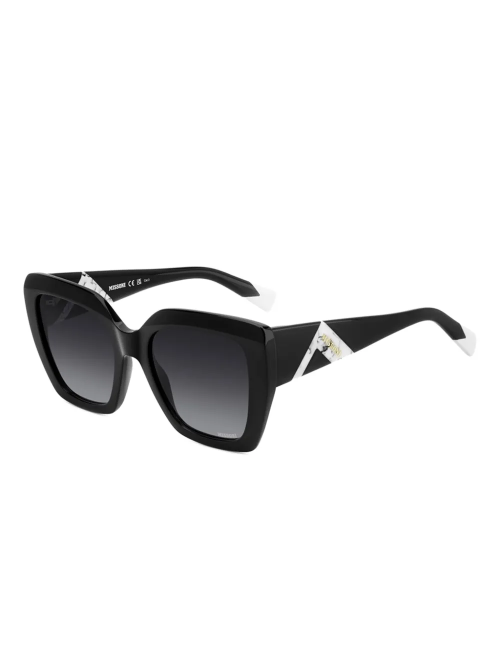 MISSONI EYEWEAR butterfly-frame sunglasses Zwart