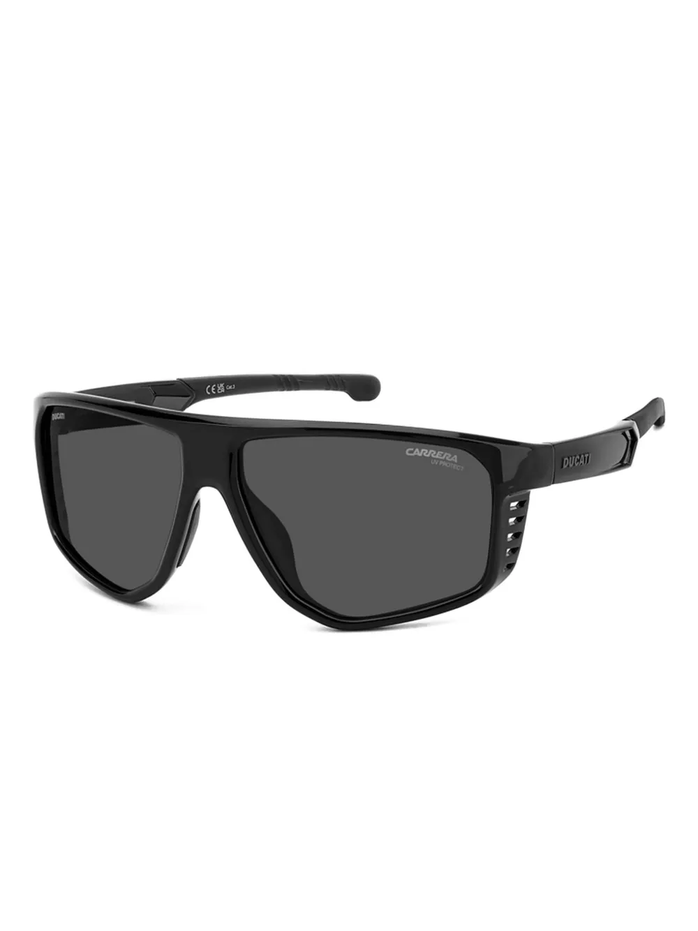 Carrera geometric-frame sunglasses Zwart