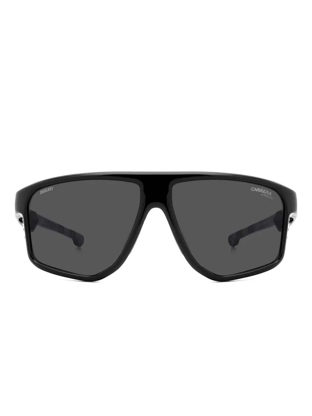 Carrera geometric-frame sunglasses Zwart