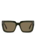 Isabel Marant Eyewear square-frame sunglasses - Green