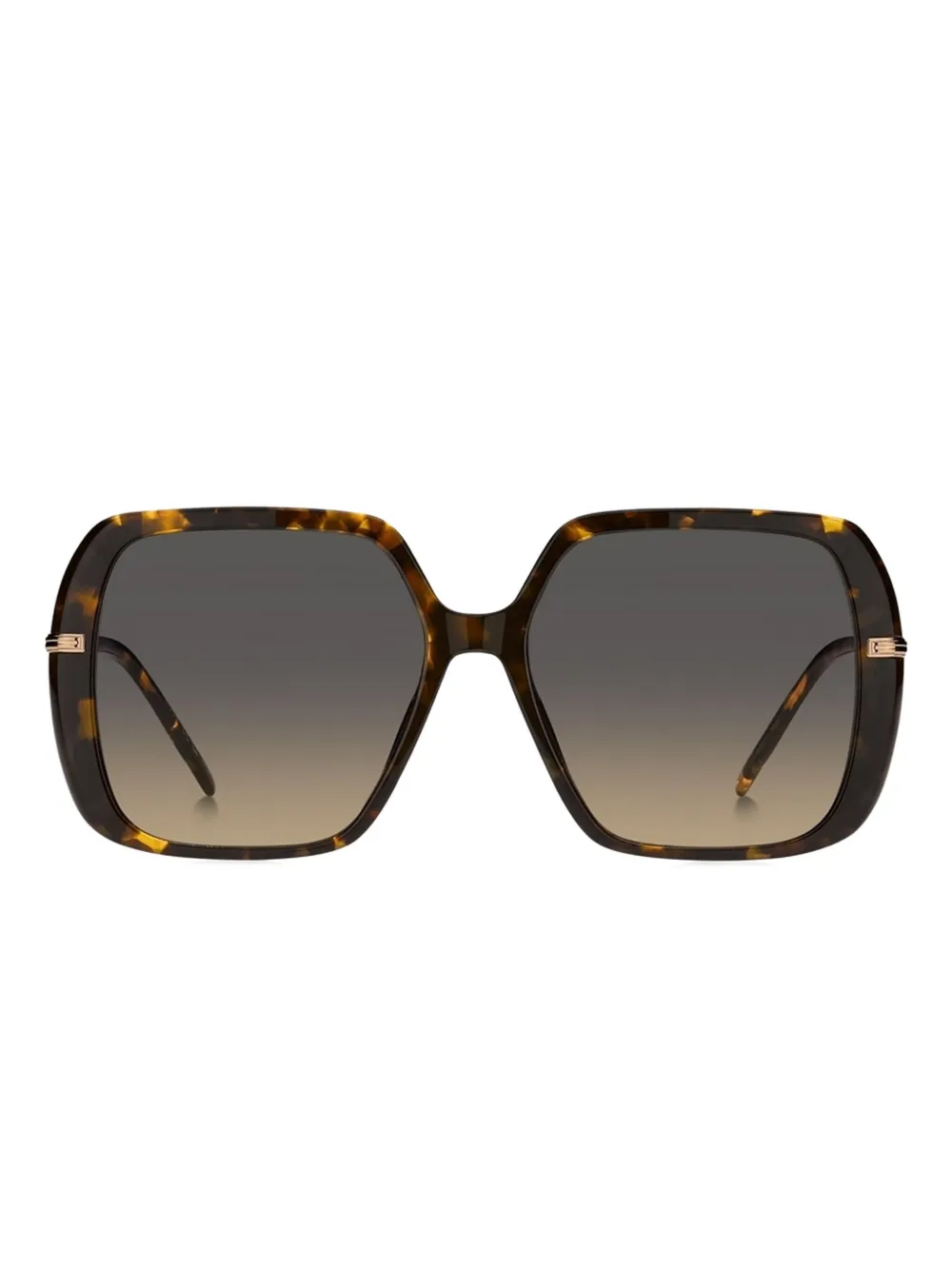 BOSS occhiali da sole geometrici - Marrone