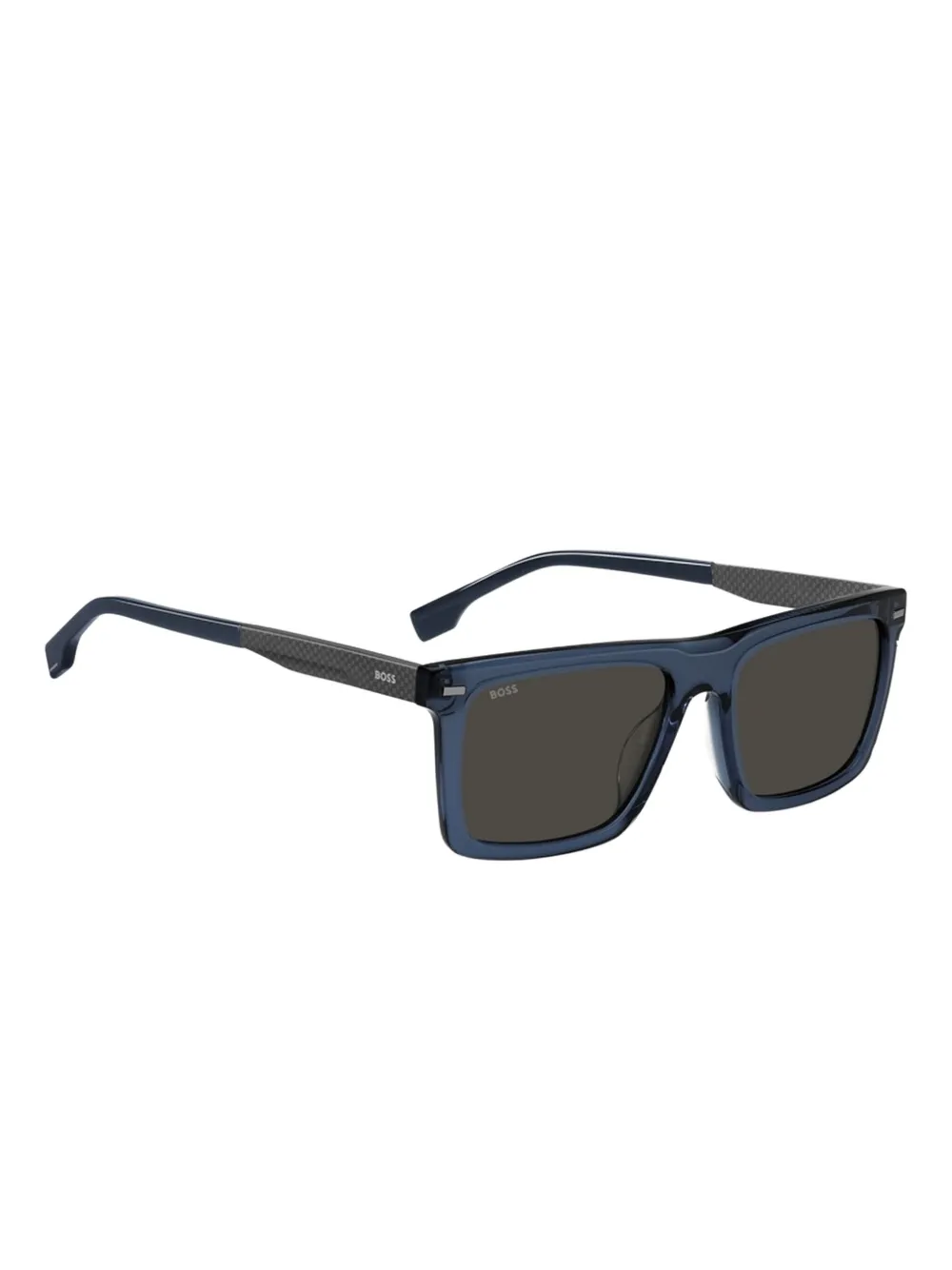 BOSS square-frame sunglasses Blauw