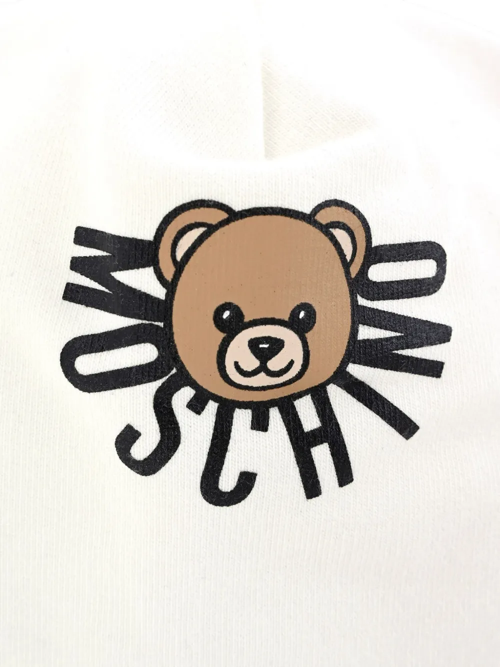 Moschino Kids Muts met teddybeerprint Beige