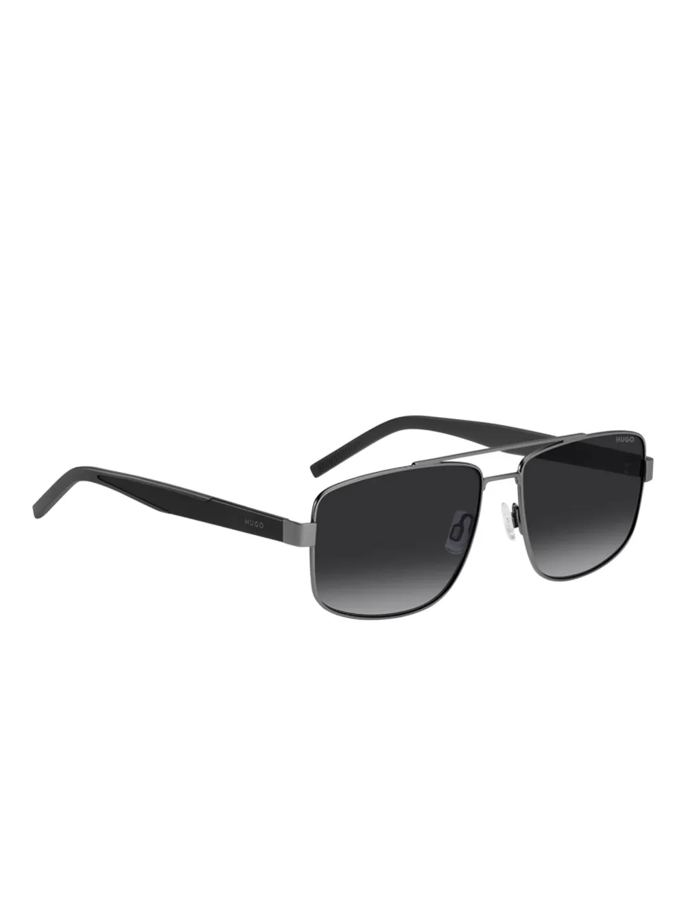  Boss Gafas De Sol Con Montura Rectangular - Plateado 