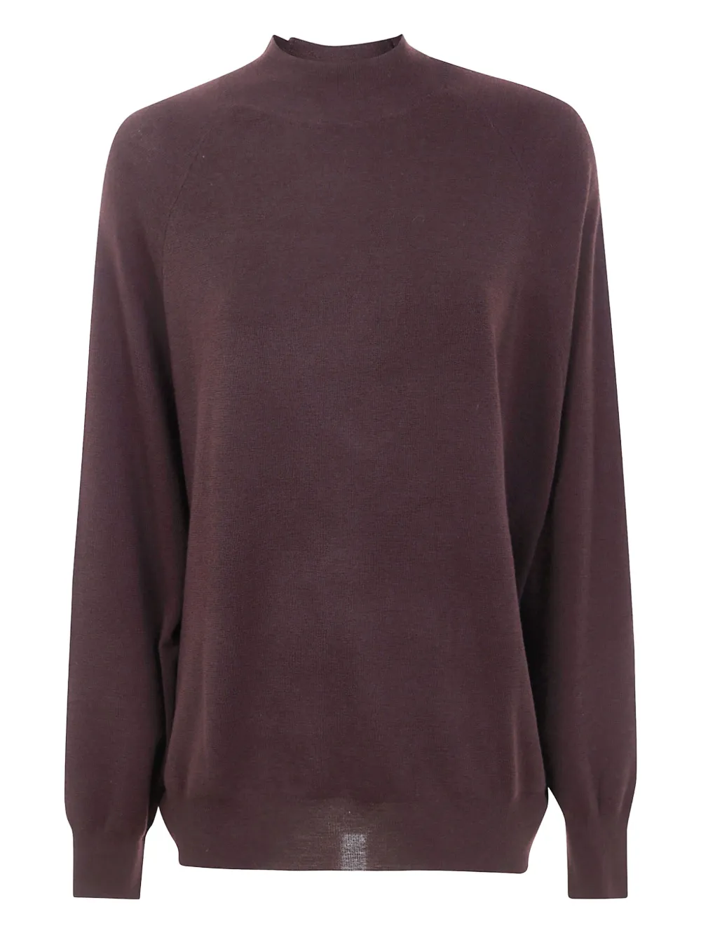 ASPESI raglan-sleeve wool sweater Rood